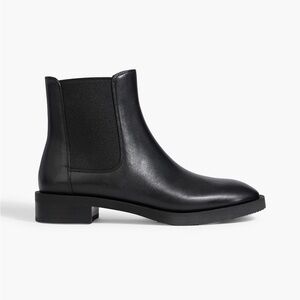 Stuart Weitzman Sondra Leather Chelsea Boots, Black